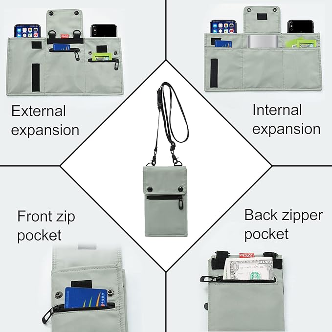 Kamari | Foldable Hands-Free Crossbody Phone Pouch