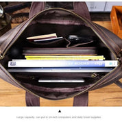 Luca | Luxurious Leather Crossbody Travel Messenger Bag