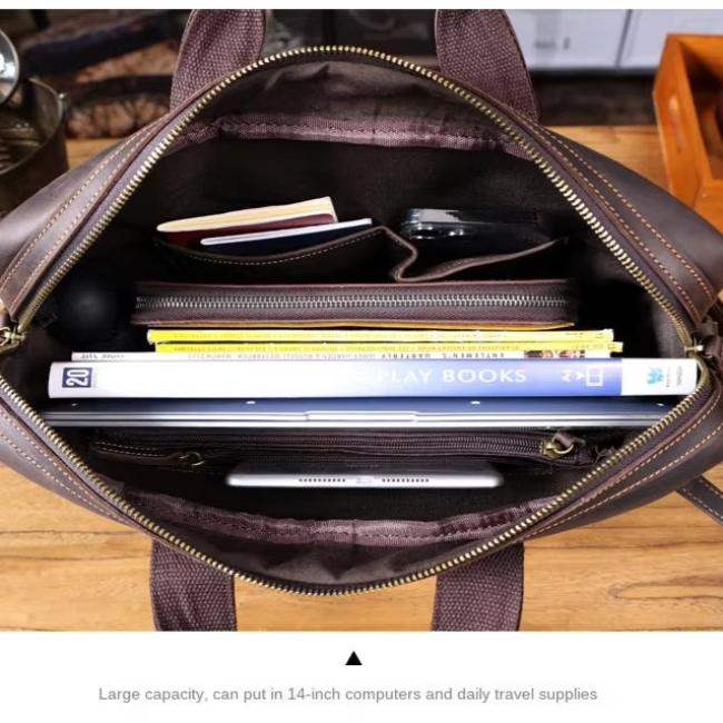 Luca | Luxurious Leather Crossbody Travel Messenger Bag