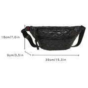 Ethan | Casual Quilted Crossbody Chest and Hip Bag