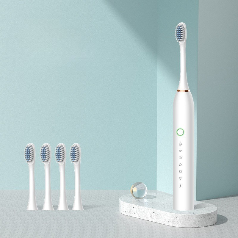X2 White + 4 Brush Heads [New]