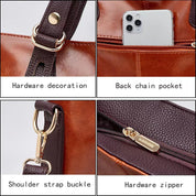 Emma | Anti-Theft Leather Shoulder Bag