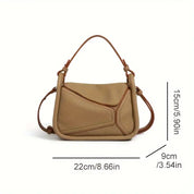 Amara | Geometric PU Leather Crossbody Sling Handbag