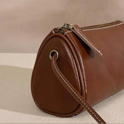 Eva | Small Vintage-Style Leather Shoulder Bag