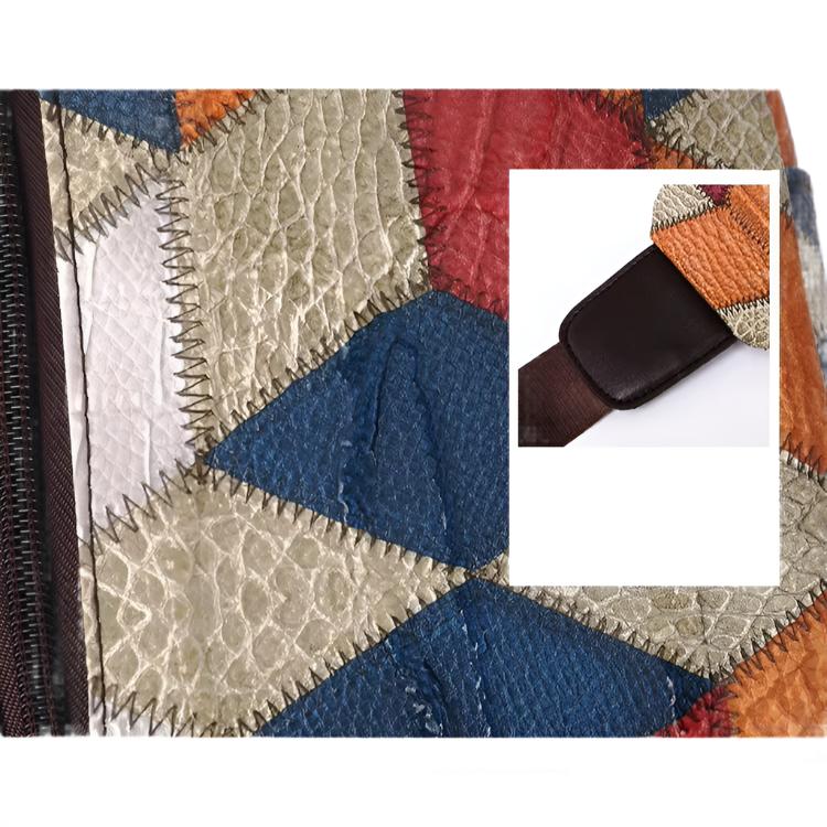 Fleur | Women's Color Block Crossbody Bag made of embossed PU Leather