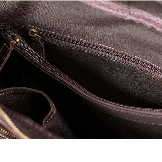 Luca | Luxurious Leather Crossbody Travel Messenger Bag