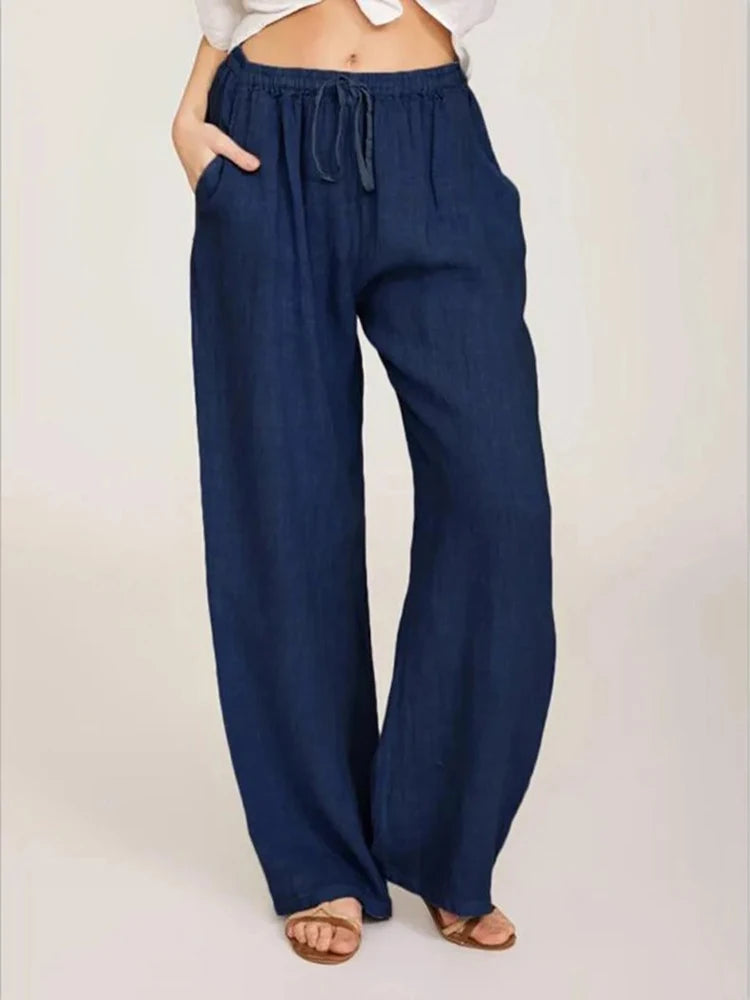 HEIDI | Casual Loose-Fit Drawstring Waist Pants