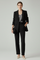 Chic Women's Blazer Set with Defined Silhouette and Straight-Leg Trousers for Professional and Casual Style 5