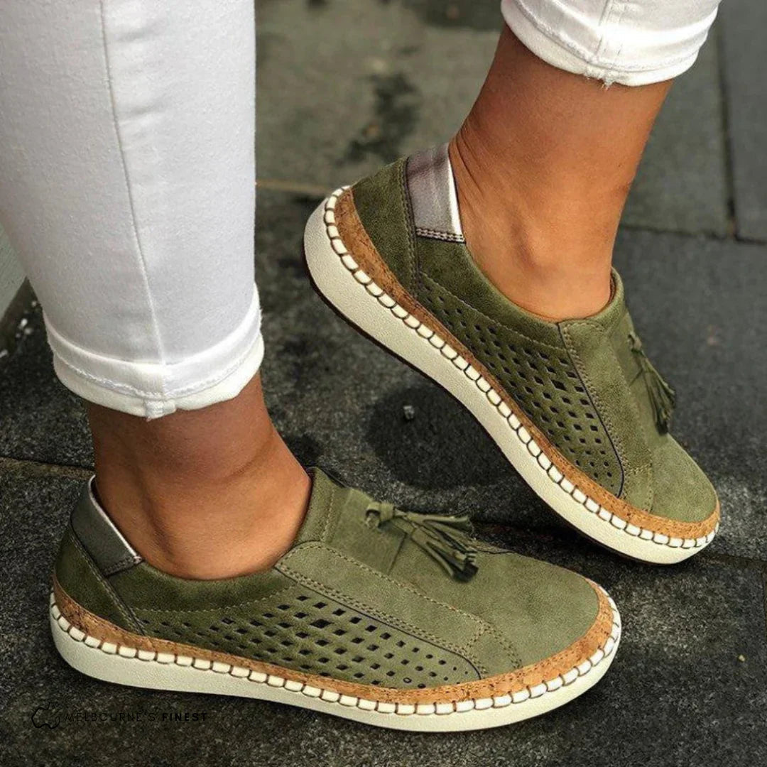 Comfortable Slip-On Sneakers for Women | Ergonomic Design & Versatile Style 0