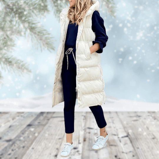 Stockholm Bodywarmer | Cozy Chic Longline Puffer Vest