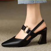 Elegant Orthopedic Comfort Heels for Women - Stylish Supportive Footwear 0
