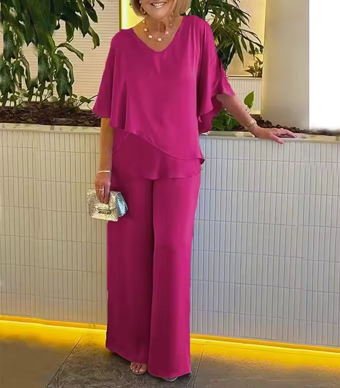 Elegant Women's Outfit - Flattering Two-Piece Set for Effortless Style and Comfort 4