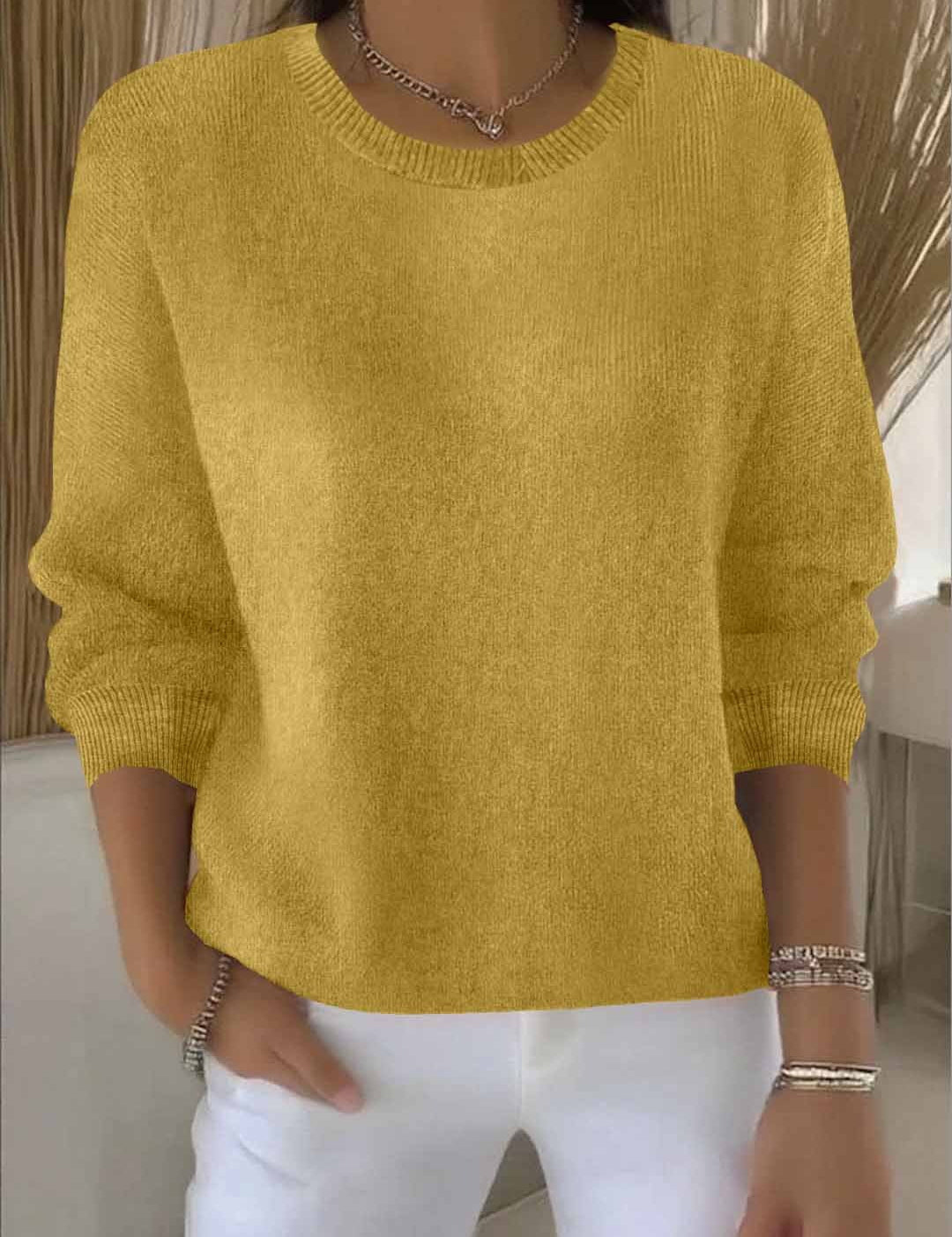 Elegant Women's Sweater for Effortless Style and Comfort - Flattering Fit, Soft Texture, Versatile for Everyday Wear 0