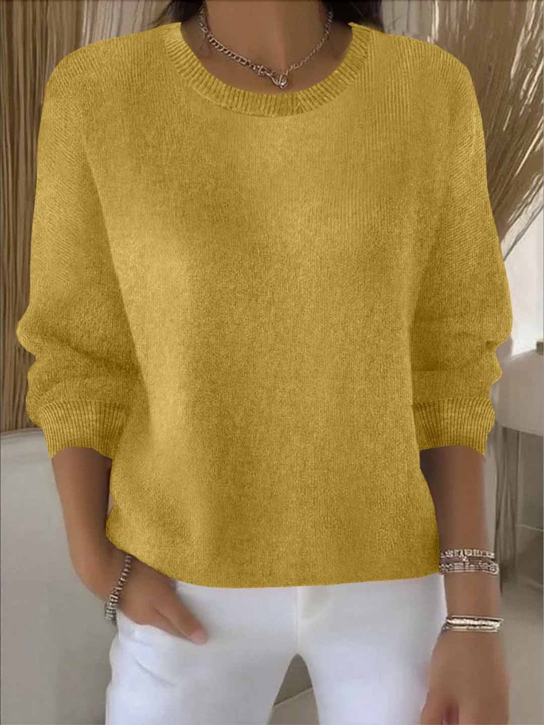 Elegant Women's Sweater for Effortless Style and Comfort - Flattering Fit, Soft Texture, Versatile for Everyday Wear 0