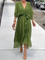 Elegant Wrap Midi Dress for Women - Flattering Summer Style 1