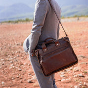 Luca | Luxurious Leather Crossbody Travel Messenger Bag