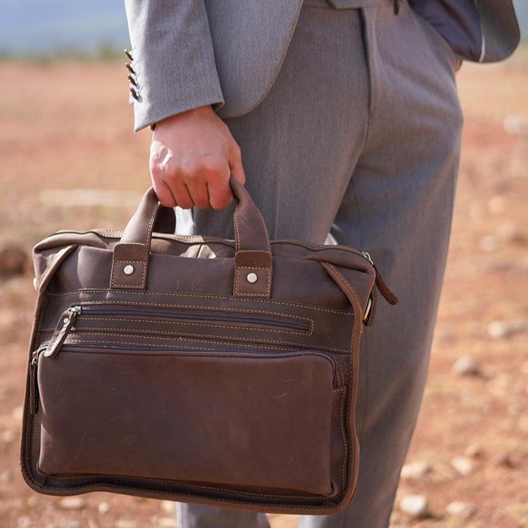 Luca | Luxurious Leather Crossbody Travel Messenger Bag