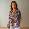 Floral Print Blouse for Women - Elegant Summer Top 1