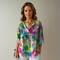 Floral Print Blouse for Women - Elegant Summer Top 3