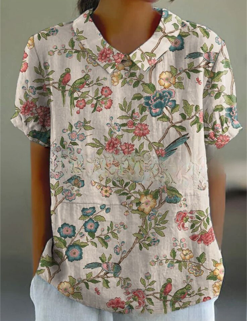 FLORA | Floral Shirt with flowers
