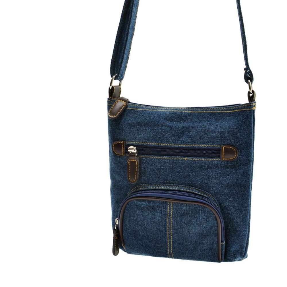 Lena | Mini Denim Crossbody Bag