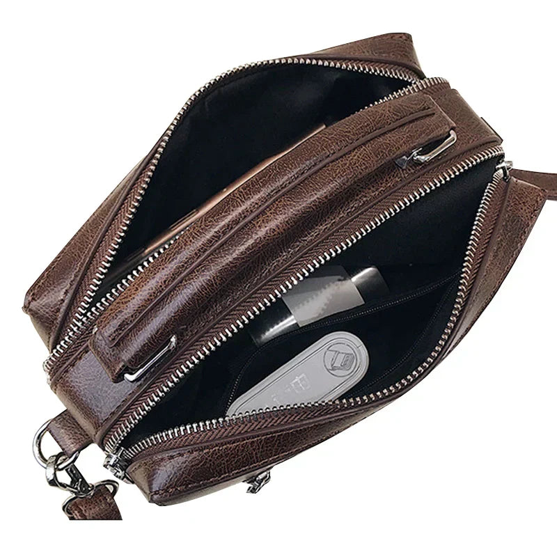 Clara | Vintage Leather Shoulder Bag