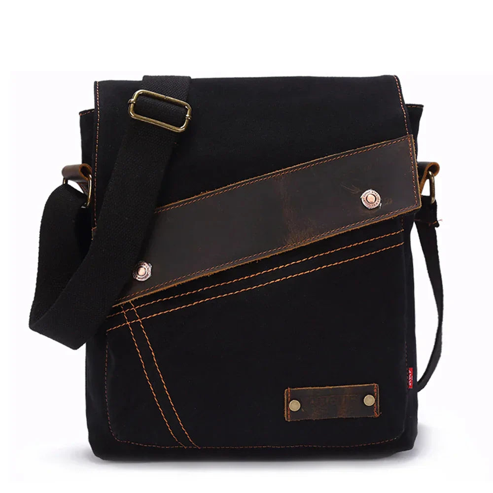 Finn | Vintage Small Canvas Shoulder Bag