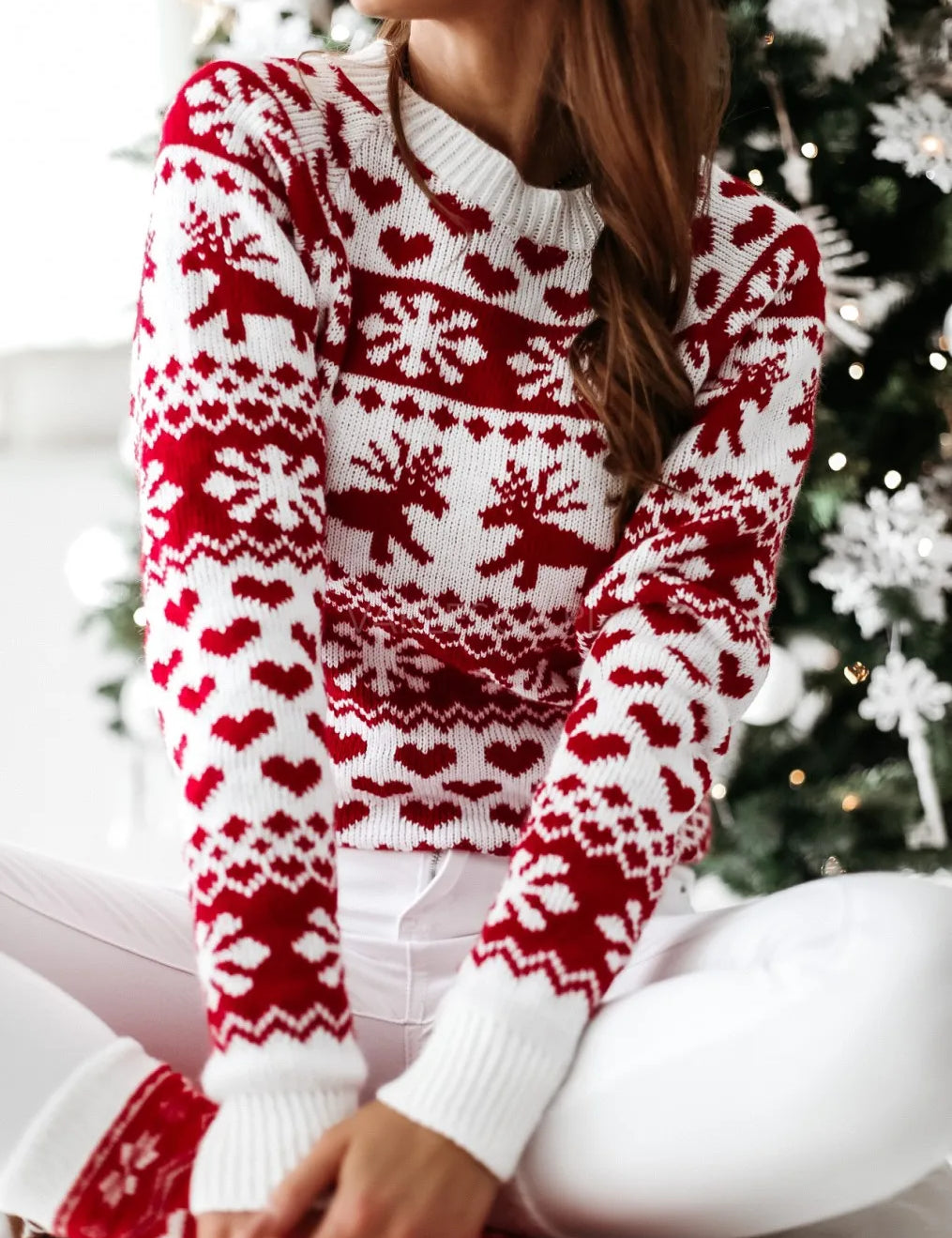 MAYA | Comfy Knitted Christmas Sweater