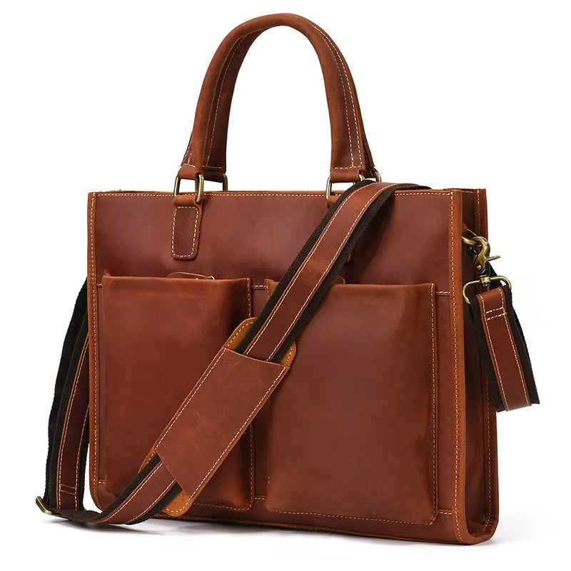 Jack | Men's Vintage Leather Travel Crossbody Messenger Handbag