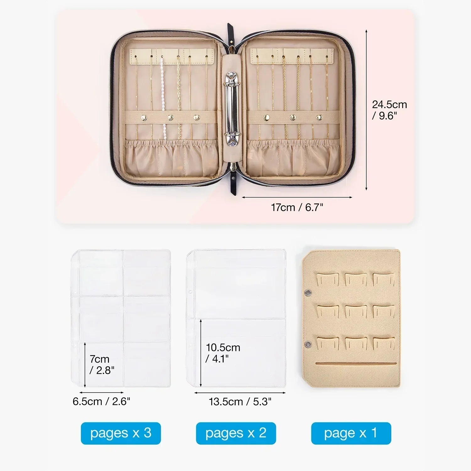 Brittany | Elegance Travel Jewelry Organizer