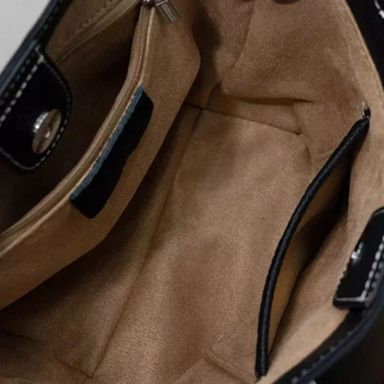 Chloe | Women's Solid Color PU Leather Crossbody Handbag