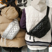 Ethan | Casual Quilted Crossbody Chest and Hip Bag