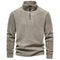 Men's sweatshirts jacket stand up collar-2