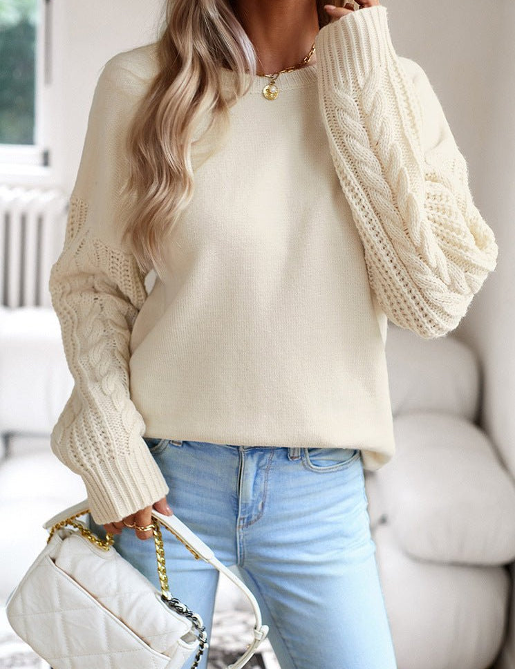 Long -sleeved women circular sweaters - warm & stylish in winter-2