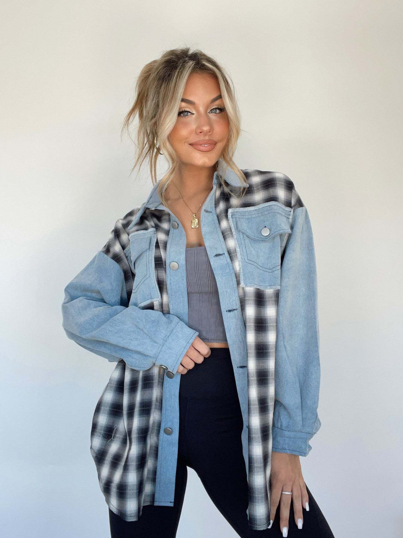 Plaid Denim
