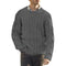Men’s Sweater – Chunky Cable Knit – Oversized Fit – Round Neck Long Sleeve Pullover-3