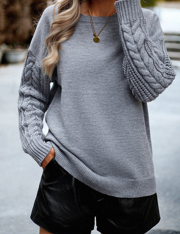 Long -sleeved women circular sweaters - warm & stylish in winter-6