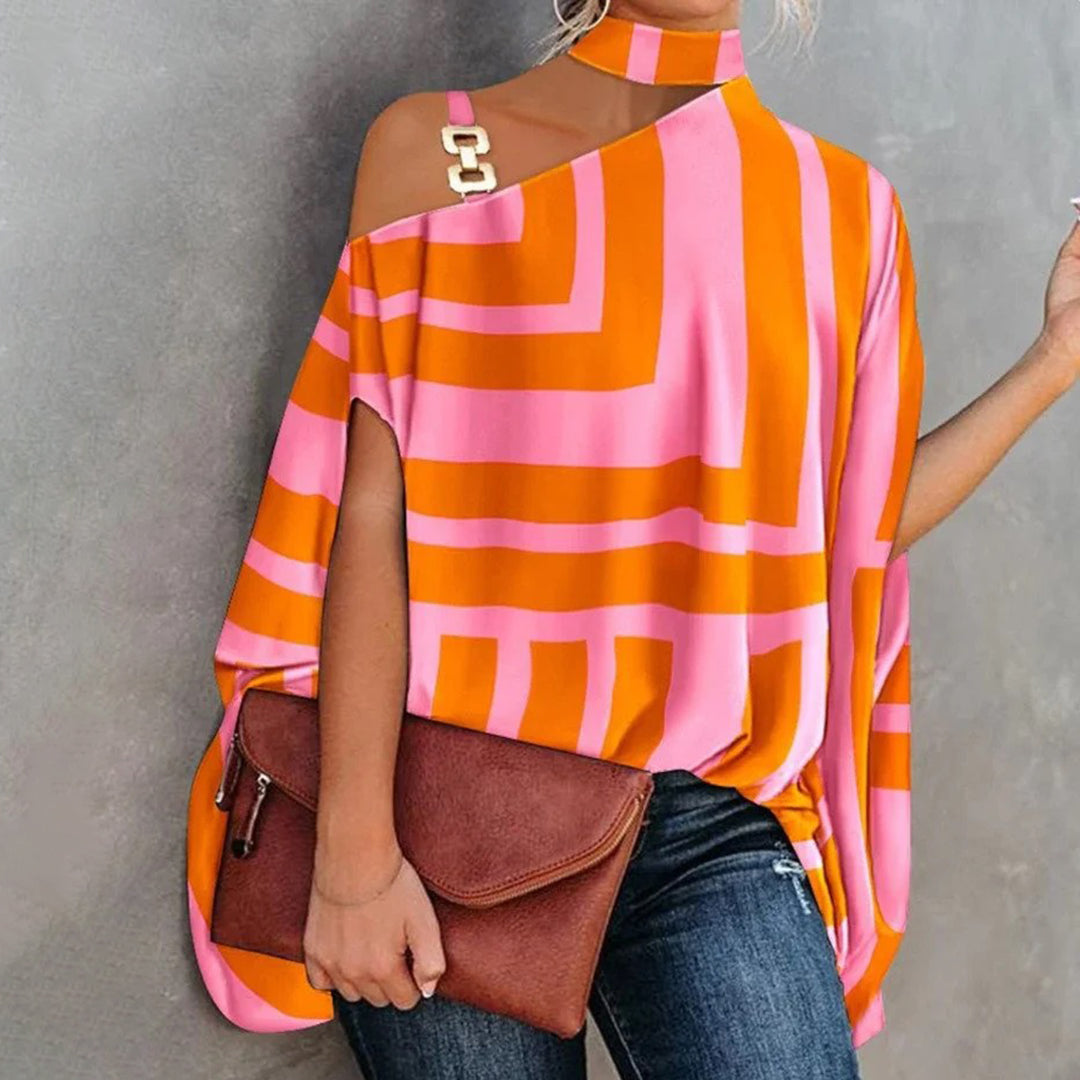 Orange Pink Stripe