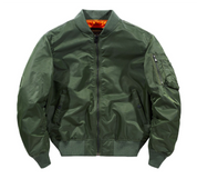 Men's classic bomber jacket | zipper-4