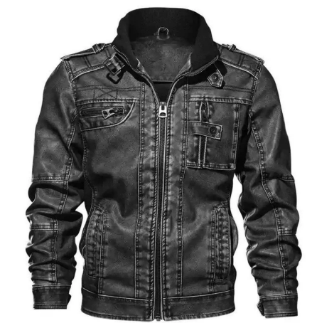 Men's warm winter thick jacket | zipper-2