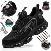 Work Safety Shoes with Rotating Buckle for Men-4