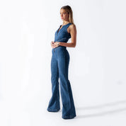 Roxanne Denim Delight | Stylish Jumpsuit
