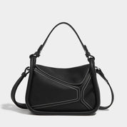 Amara | Geometric PU Leather Crossbody Sling Handbag