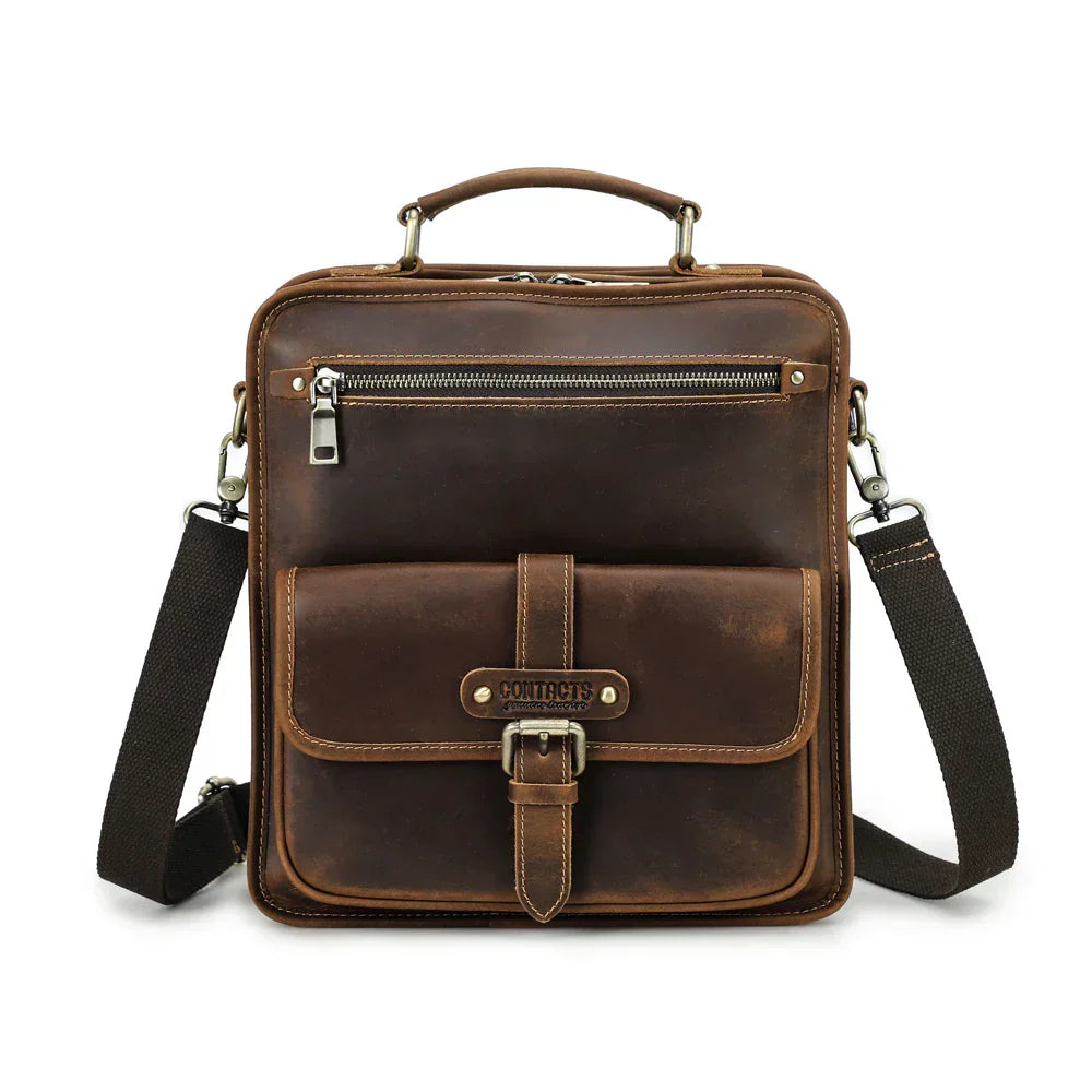 Lucas | Leather Crossbody Messenger Bag