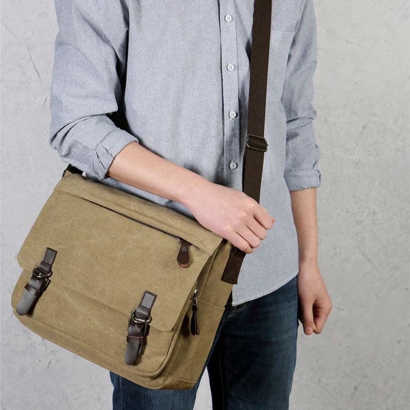 Luca | Compact Crossbody Messenger Laptop Travel Bag