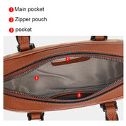 Iris | Vintage Plaid Canvas Shoulder Bag