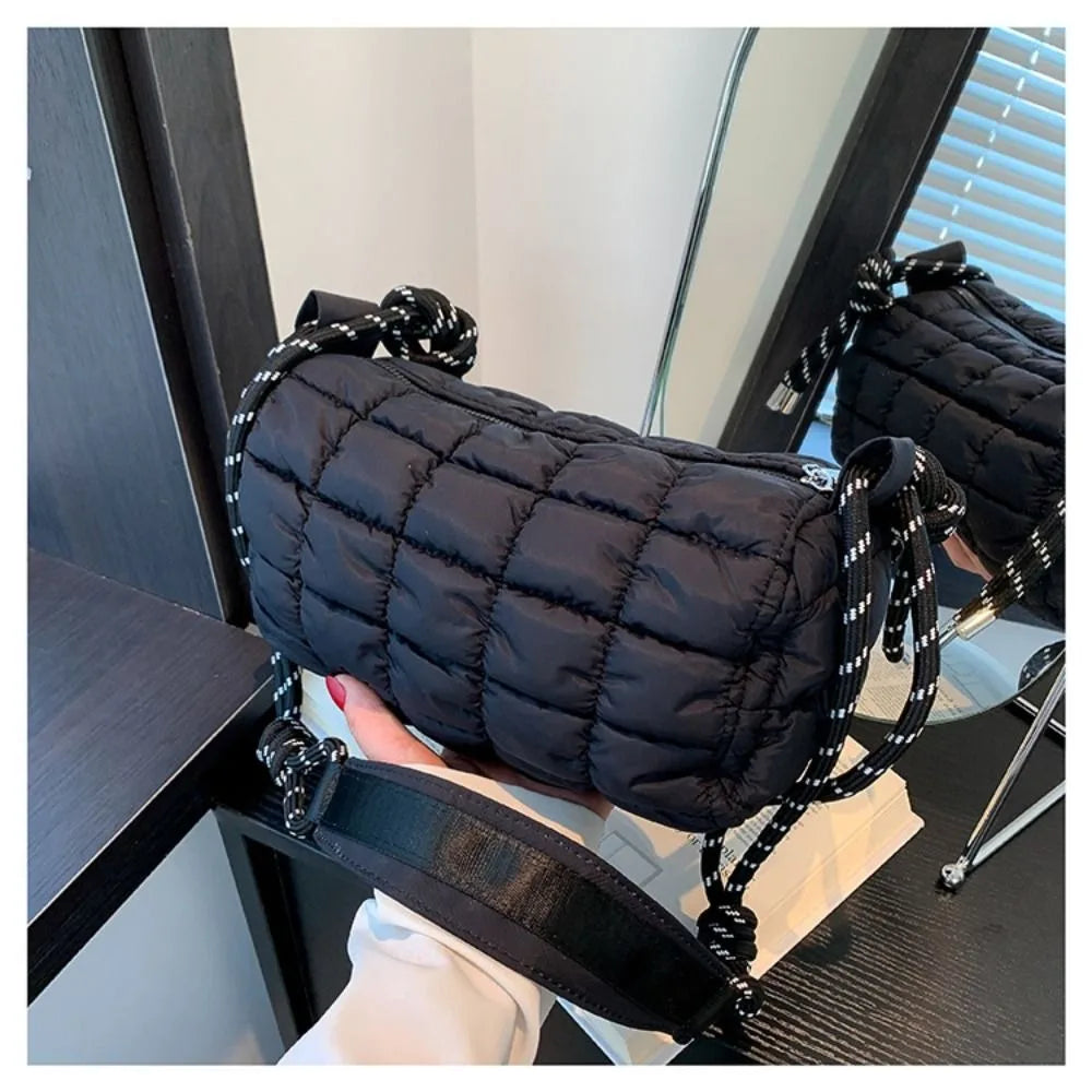 Eva | Quilted Waterproof Nylon Crossbody Travel Shoulder Bag
