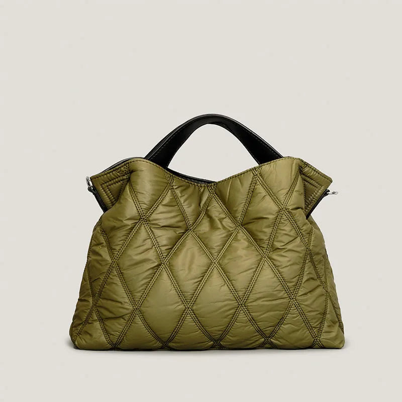 Mila | Urban Luxe Quilted Carryall Tote
