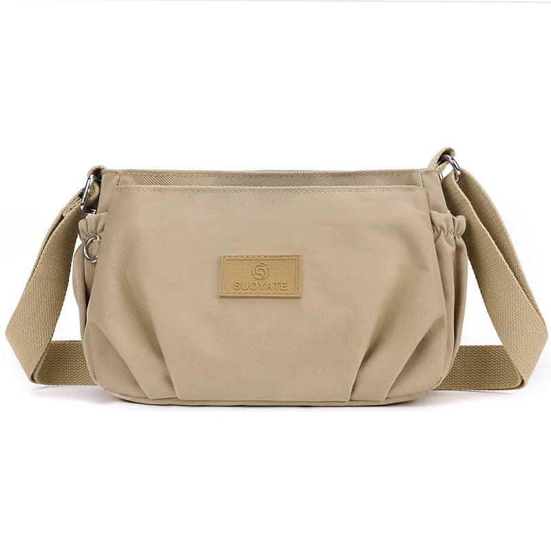 Isla | Nylon Multi-Pocket Shoulder Bag