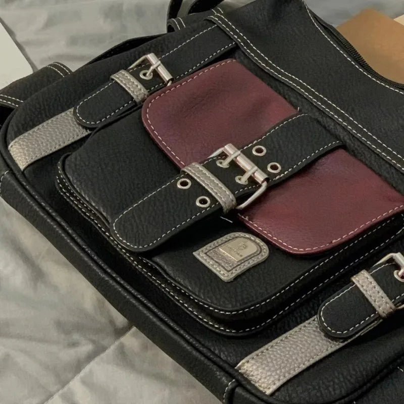 Leila | Vintage PU Leather Women's Crossbody Handbag